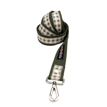 Green Check Leash