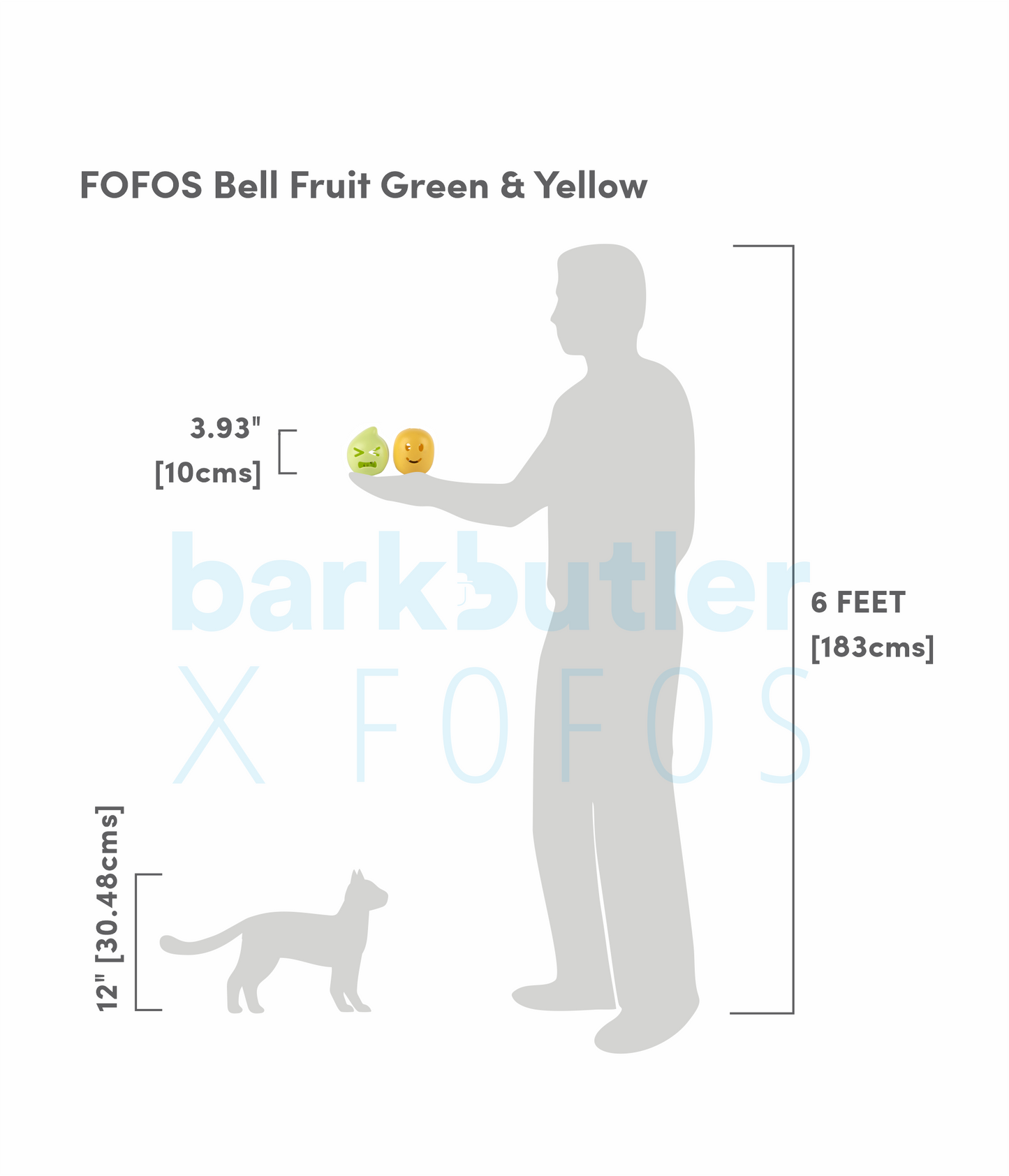 Fofos Bell Fruit Green & Yellow