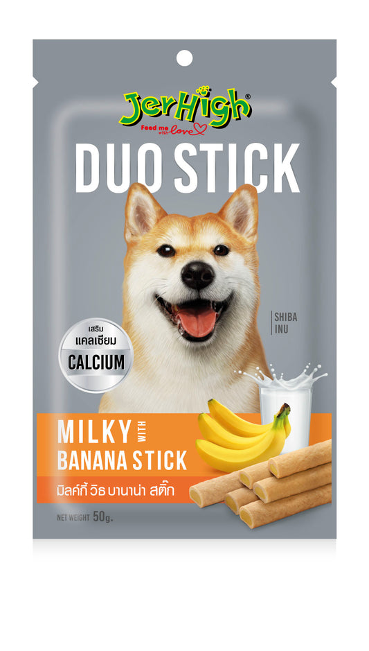 Jerhigh Duo Milk With Banana Stick 50gm