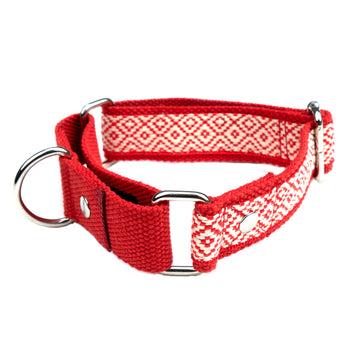 Pink XO Martingale Collar