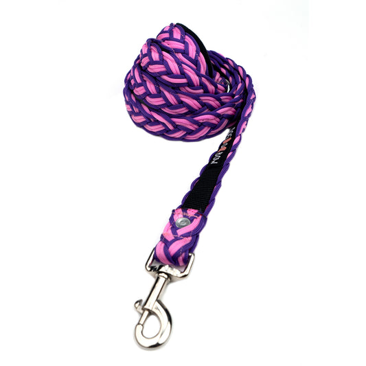 Purple-Pink Braid Leash